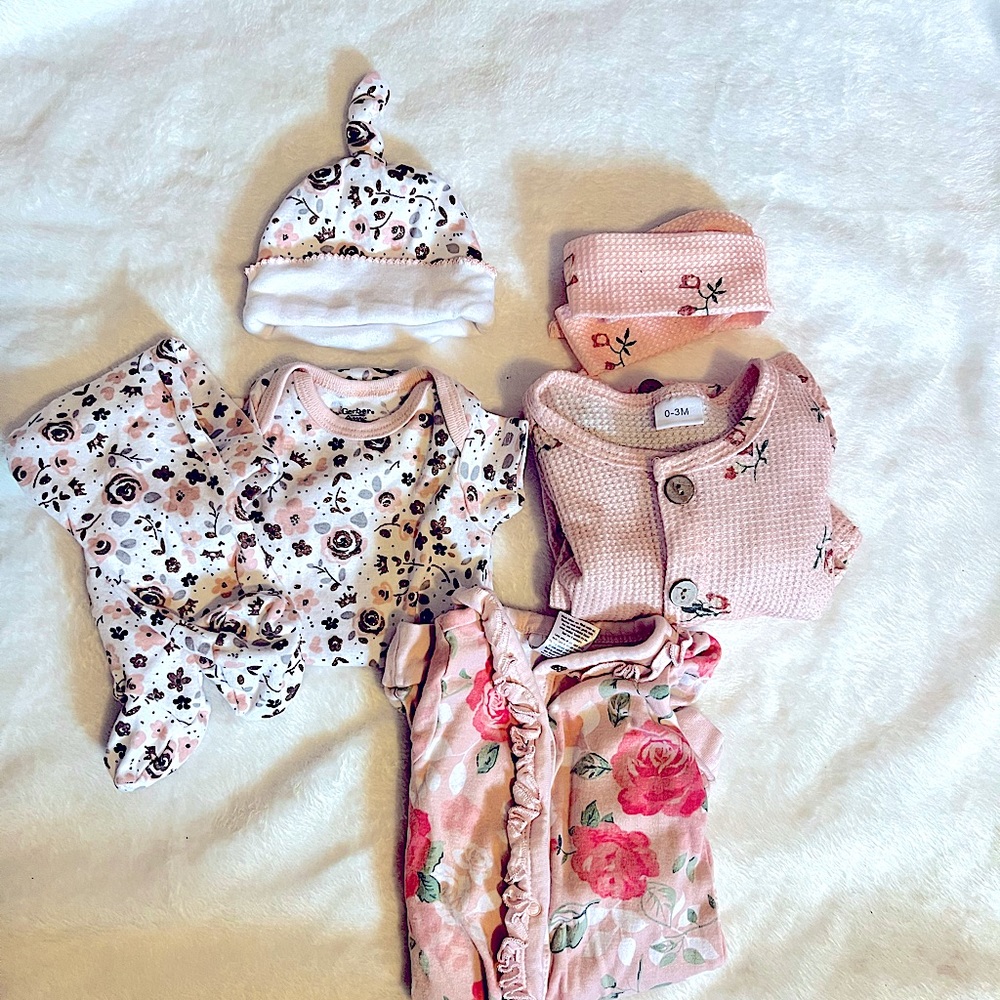 Carter’s | 0-3 Months Girly Bundle of 3